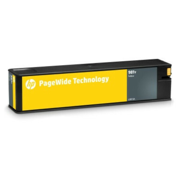HP 981Y – CARTOUCHE PAGEWIDE JAUNE XXL – 16000 P