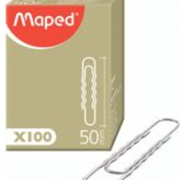 ATTACHE LETTRES 77MM ONDULES BTE 100 MAPED