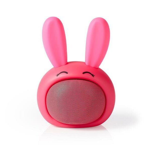 ENCEINTE NEDIS BT ANIMATICKS ROBBY RABBIT ROSE SPBT4110PK