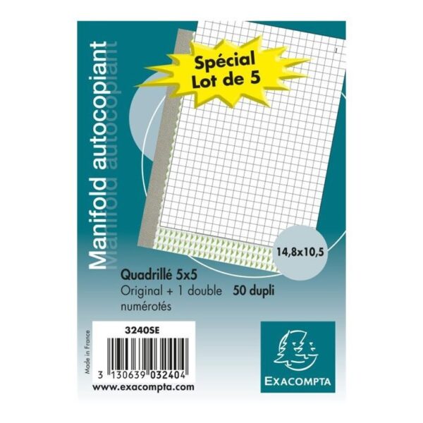 MANIFOLD QUADRILLE 14.8X10.5 50/2 EXA 3240E