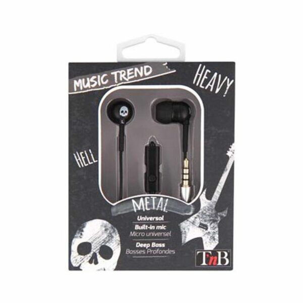 ECOUTEUR TNB TREND2 METAL + MICKIT MAINS LIBRES ESMETAL