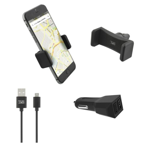 INCAR PACK CAC 2USB + SUPP GRILLE+ CABLE MICRO USB PACK3 XXX
