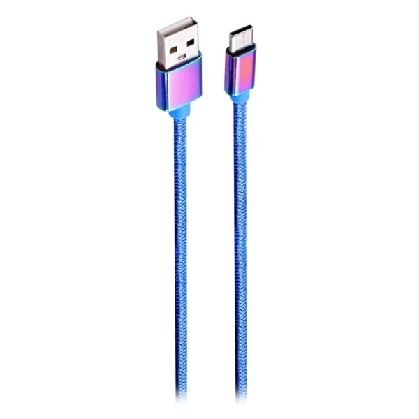 CABLE USB/USB-C IRIDIUM BLEU TCUSB02BL