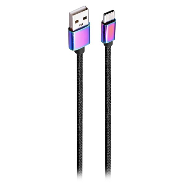 CABLE USB/USB-C IRIDIUM NOIR TCUSB02IR