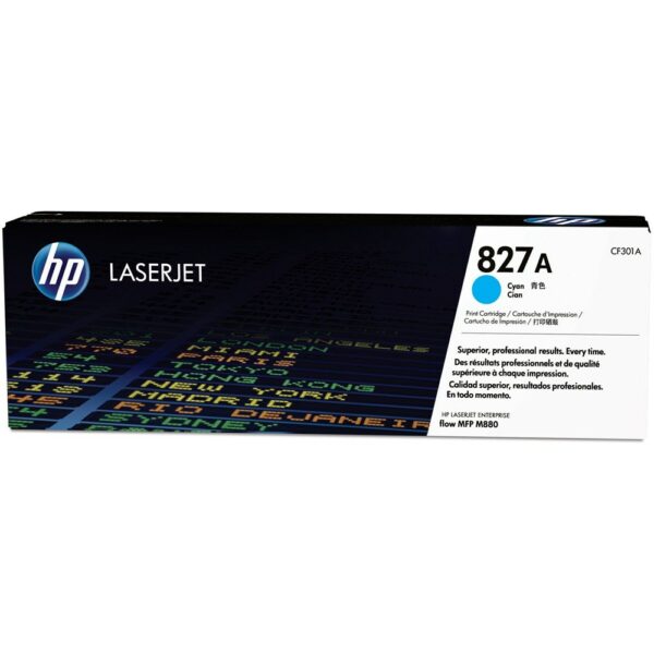 HP 827A – TONER CYAN – 1 000 P