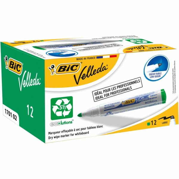 MARQUEUR EFFACABLE BIC VELLEDA  VERT