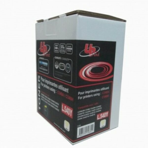 LEXMARK COMPATIBLE – TONER JAUNE  – C54x/X54x – 2 500 P