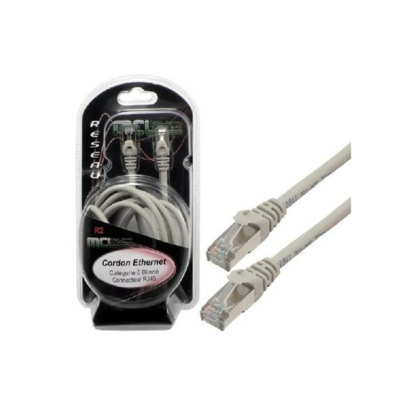 CABLE RESEAU RJ45 100% CUIVRE CAT6 F/UTP  3M GRIS   FCC6BMZ-3M