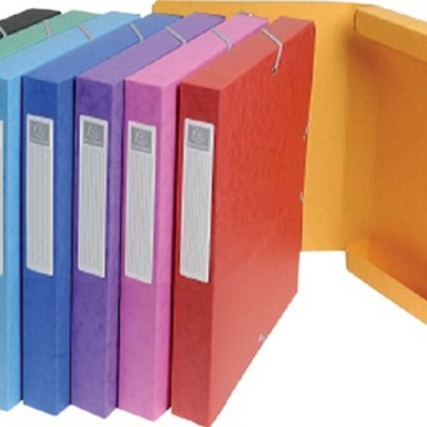 BTE DE CLASSEMENT BOX CARTE LUSTREE D/25 ASS EXA