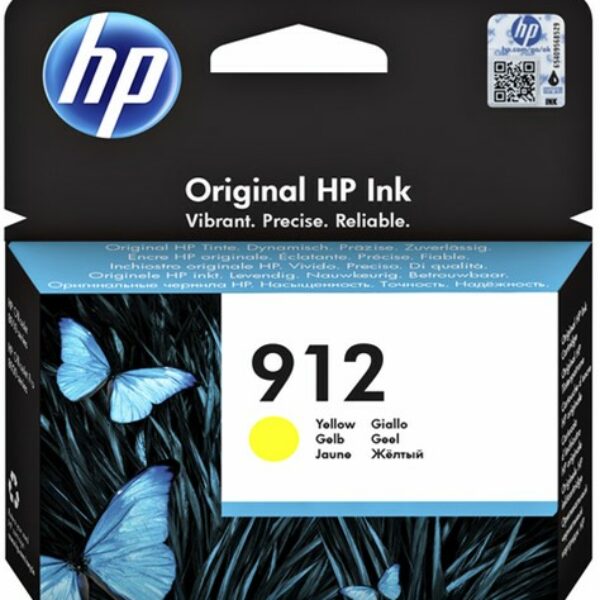 HP 912 CARTOUCHE ENCRE JAUNE  315 PAGES