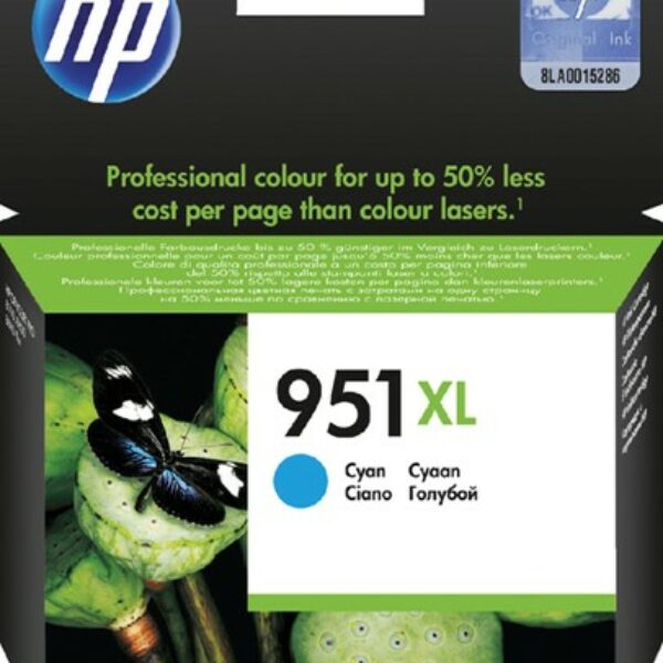 HP 951XL – JE CYAN – 1 500 P