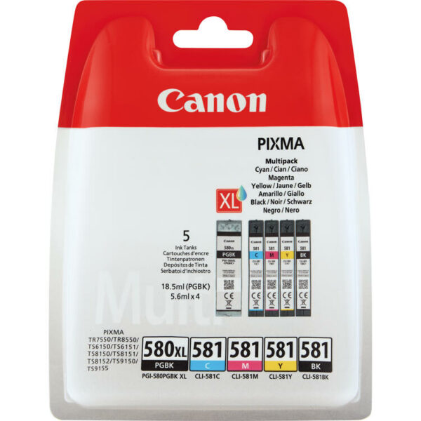 CANON – PACK PGI580 + CLI581 CLR BLISTER 2422Y92