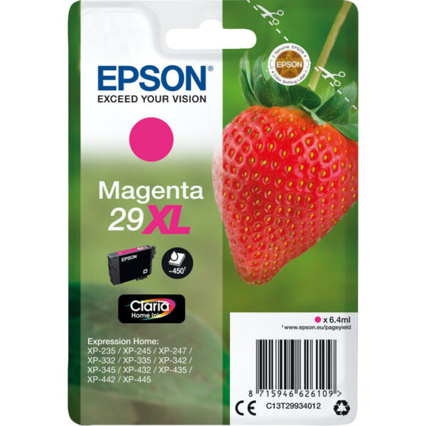 EPSON – ” FRAISE ” – MAGENTA  XL 29-XP235/ 332/335/432/435