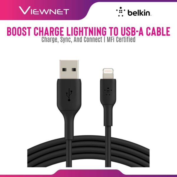 CABLE LIGHTNING/USB 1M NOIR BELKIN