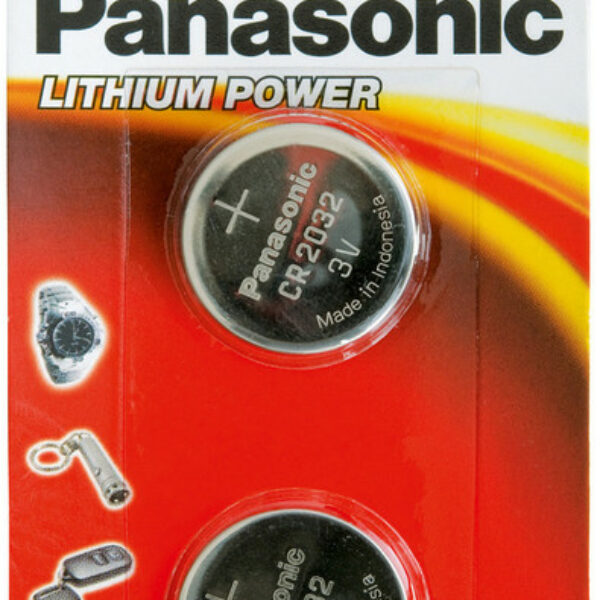 PILES PANASONIC CR2032 LITHIUM (BLISTER2)