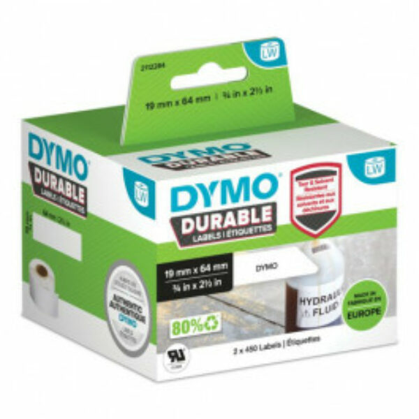 RUBAN  DYMO “LABELWRITER”  19x64mm BLANC