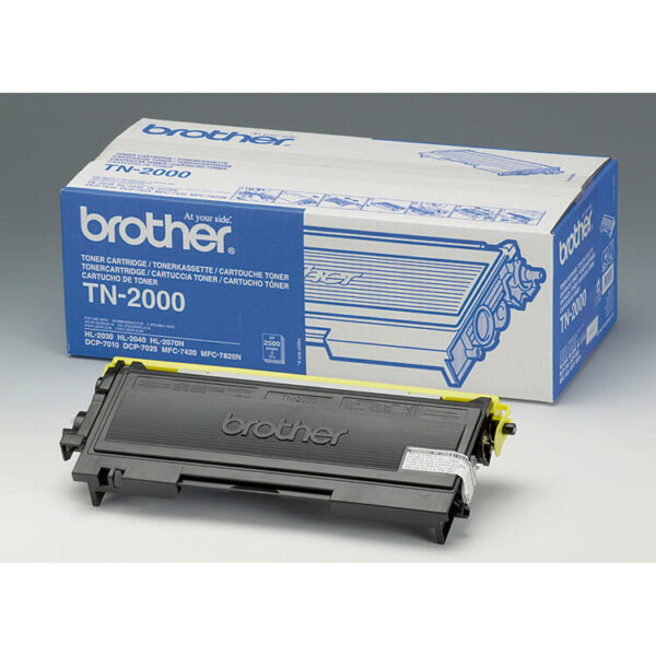 BROTHER – TN2000 TONER NOIR – 2 500 P
