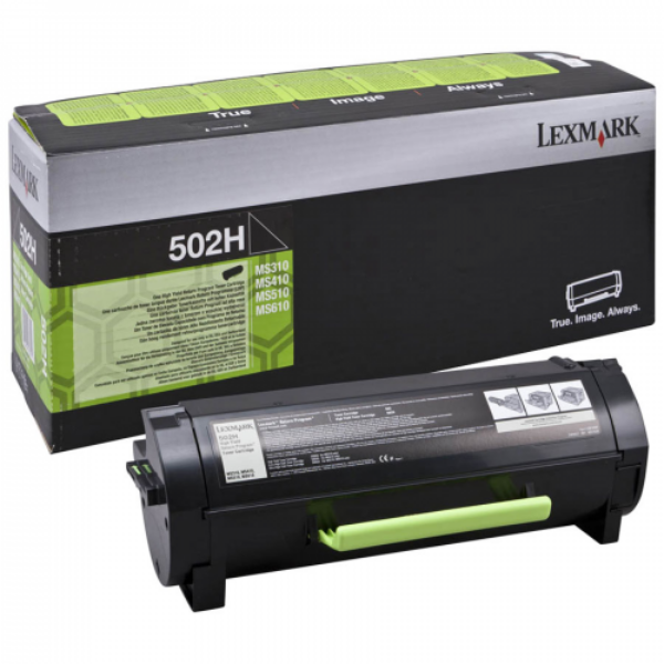 LEXMARK 502H – TONER NOIR – 5 000 P