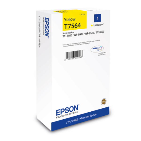 EPSON – JE YELLOW T7564 14ML 1 500P