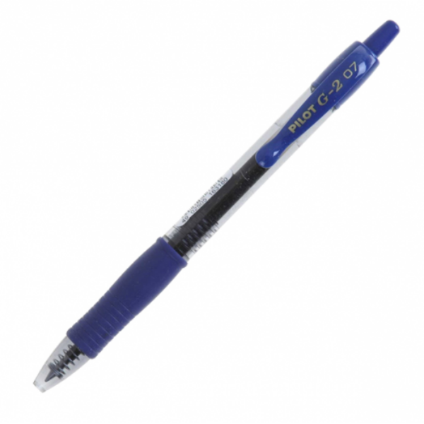 STYLO BL G-2 RETRACT 0.7 BLEU