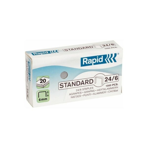 AGRAFES 24/6 BTE DE 1000 RAPID