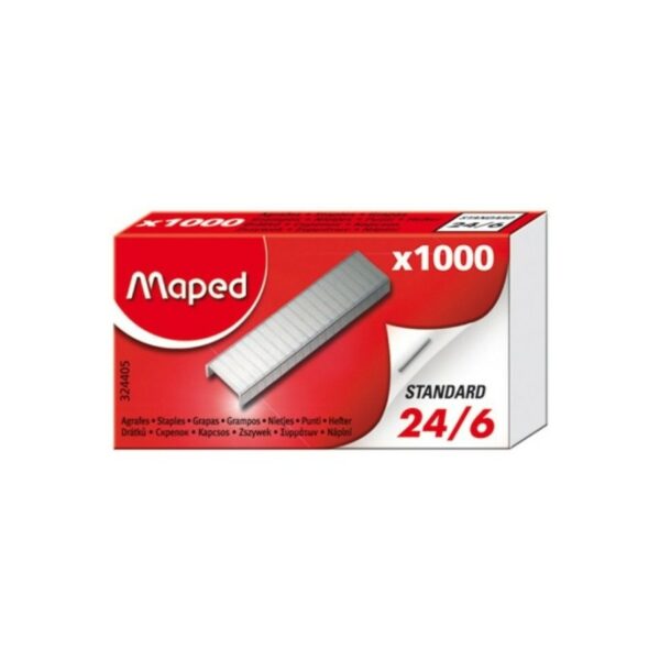 AGRAFES 24/6 BTE DE 1000 MAPED