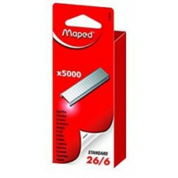 AGRAFES 26/6 BTE DE 5000 MAPED