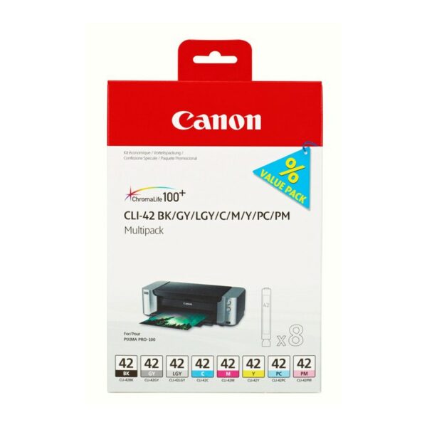 CANON – CLI42 – PACK CLR + NOIR