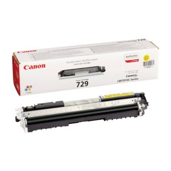 CANON – TONER 729  JAUNE – LBP7010C/7018C – 1000P.