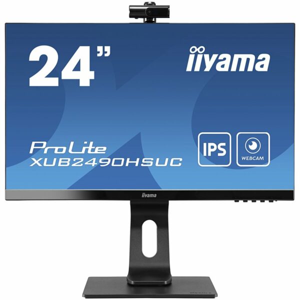 ECRAN 24″ IIYAMA XUB2490HSUC-B1 IPS ULTRA MINCE CAM/VGA/HDMI/DP – B2B