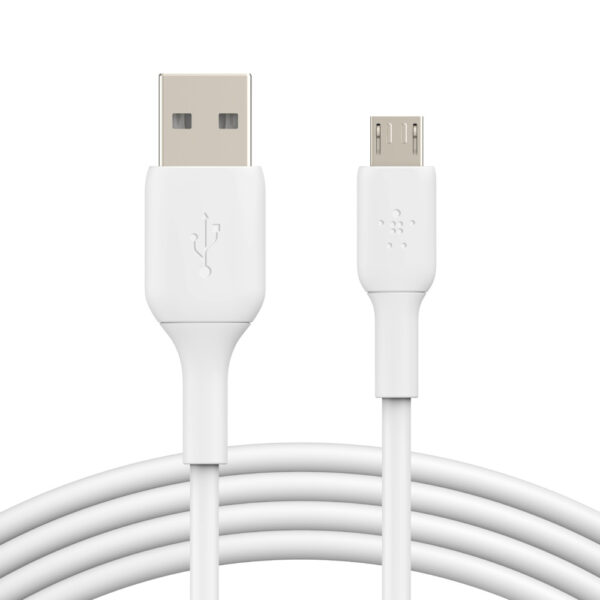 CABLE MICRO USB 1M BLANC BELKIN