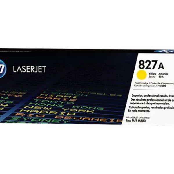 HP 827A – TONER JAUNE – 1 000 P