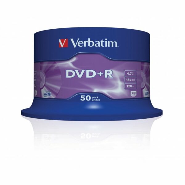 DVD+R X50 4.7 GB 16x silver spindle 43550