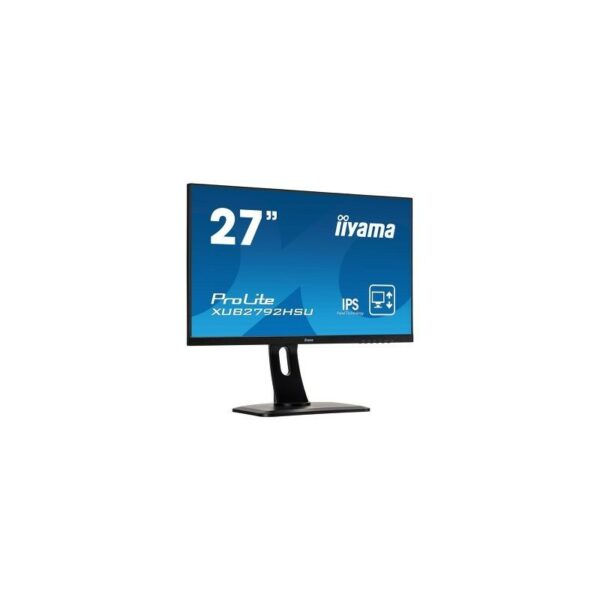 ECRAN 27″ IIYAMA XUB2792HSU-B1 ULTRA MINCE VGA HDMI DP