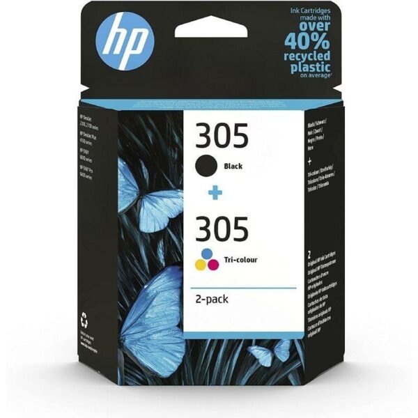 HP 305 -PACK DE 2  (Noir+couleur) hHP DESKJET (2320,2710,2720,4120)