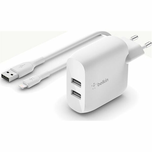 CHARGEUR SECTEUR LIGHTNING BLANC BELKIN