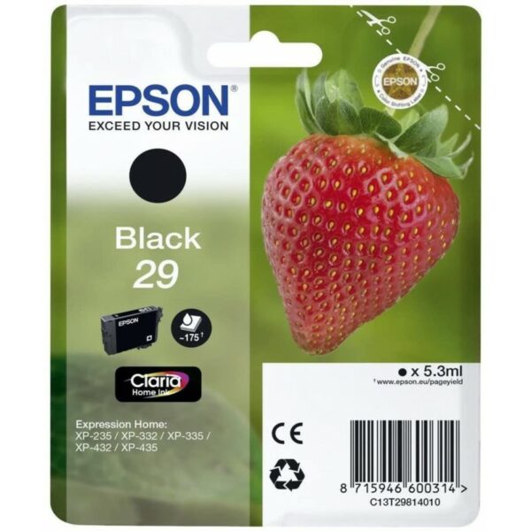 EPSON – ” FRAISE ” – NOIRE 29-XP235/ 332/335/432/435