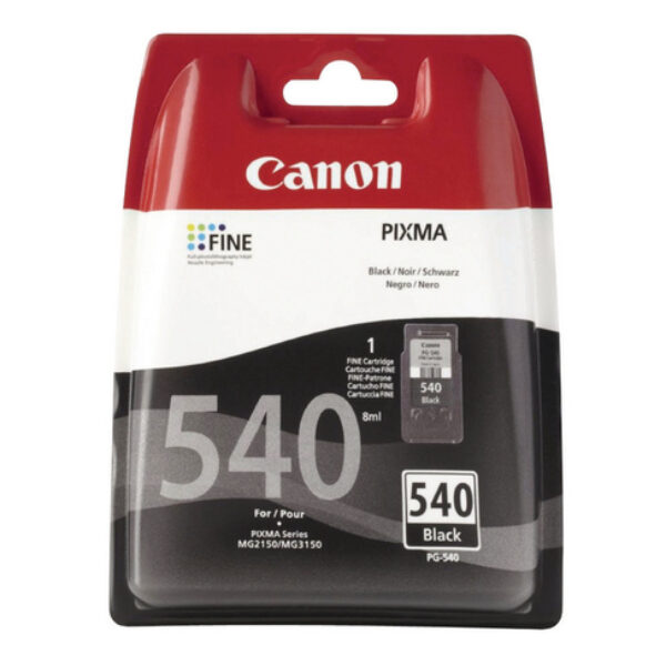 CANON – PG540BL JE NOIR BLISTER – 180 P