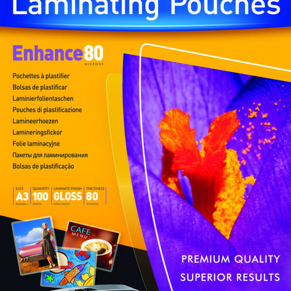 POCHETTES A PLASTIFIER 80µ A3 PQT 100