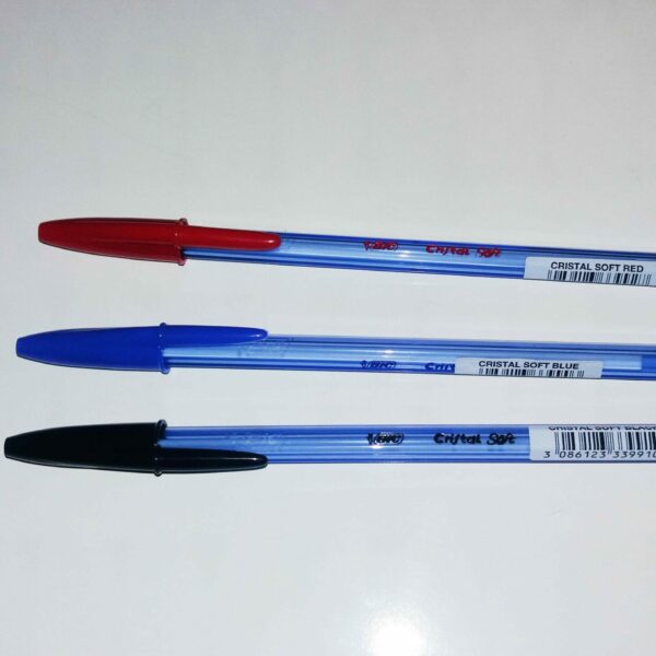 STYLO BL BIC CRISTAL SOFT BLEU