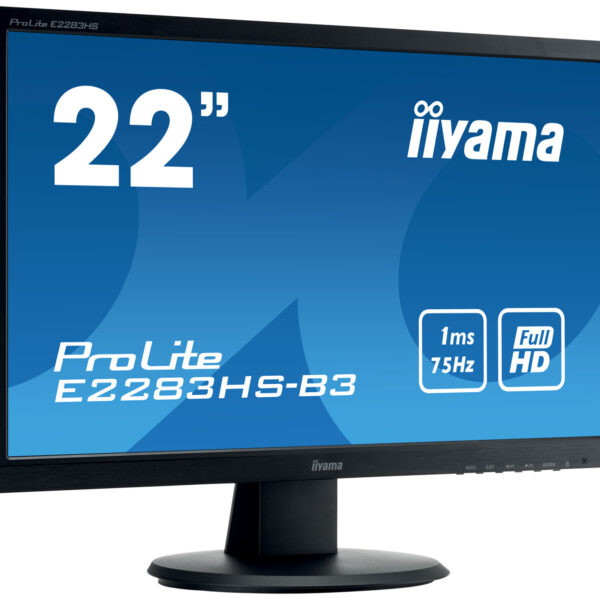 ECRAN 21.5 IIYAMA E2283HS-B3 VGA-HDMI-DP