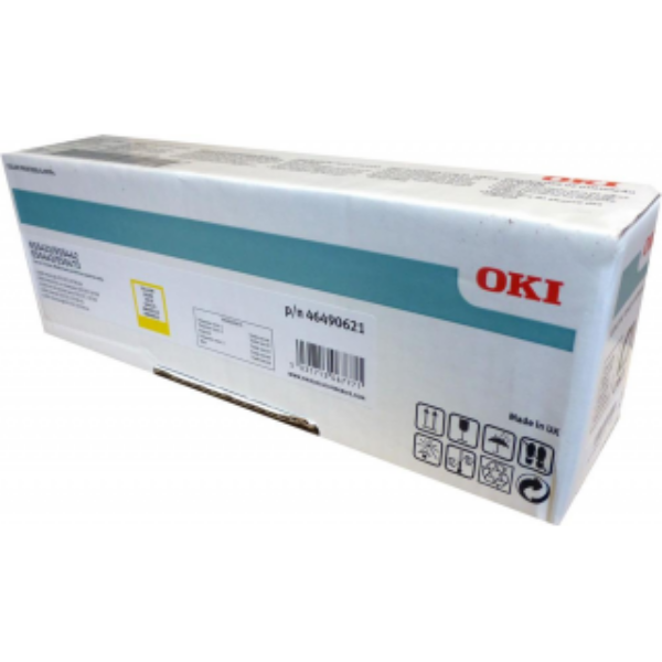 OKI – 46490621 TONER JAUNE ES5432/5442/5463/5473 6K