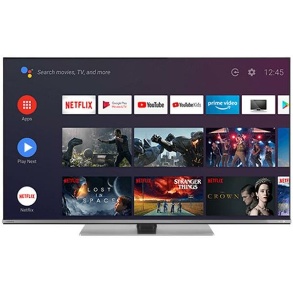 TV 55”/140CM TOSHIBA 55UA6B63DG 4K ANDROID pied central