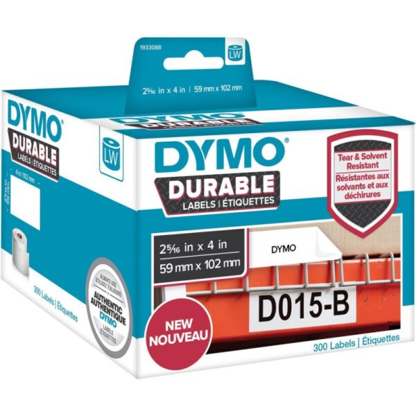 RUBAN DYMO ETIQUETTE POUR LW (59x102mm) – Rlx de 300 étiquettes