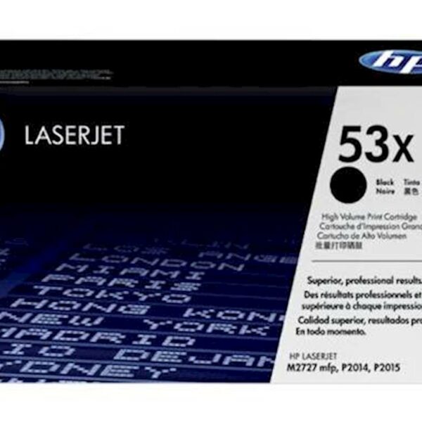 HP 53X – TONER NOIR – 7 000 P