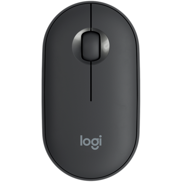 SOURIS LOGITECH M350 PEBBLE WIRELESS GRAPHITE