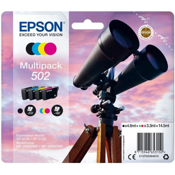EPSON – MULTIPACK EPSON 502  N,C,M,J