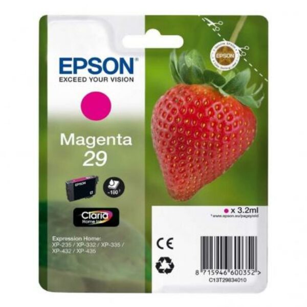 EPSON – ” FRAISE ” – MAGENTA 29-XP235/ 332/335/432/435