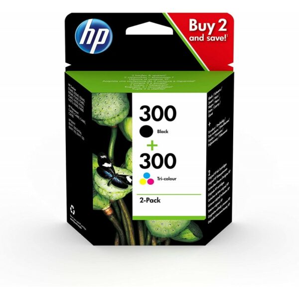 HP 300 – COMBO PACK CLR+NOIR