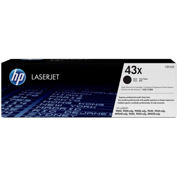 HP 43X – TONER NOIR – 30 000 P
